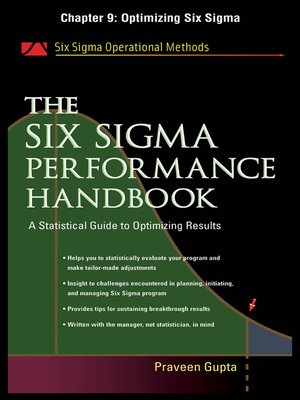 cover image of Optimizing Six Sigma
